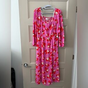 Diane von Furstenberg Joanna floral-print crepe midi dress